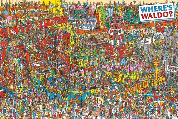 AQUARIUS Where's Waldo Poster 24x36