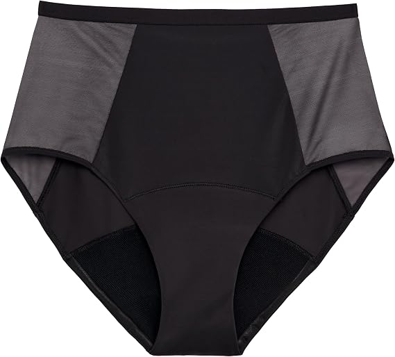 THINX Period Underwear, Hi-Waist Comfort-Stretch Panties, Absorbent Menstrual Underwear Holds Up to 12 Tampons* All-Day