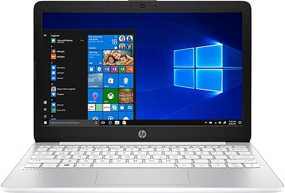 HP - Stream 11.6" Laptop - Intel Celeron - 4GB Memory - 64GB eMMC Flash Memory - Diamond White