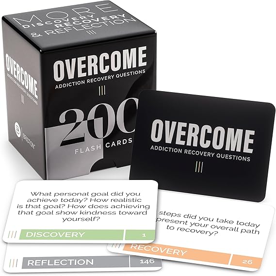 Addiction Recovery Flash Cards 200 Therapy Questions for Counseling | 200 addiction recovery therapy question flash cards for counseling and guided discussion