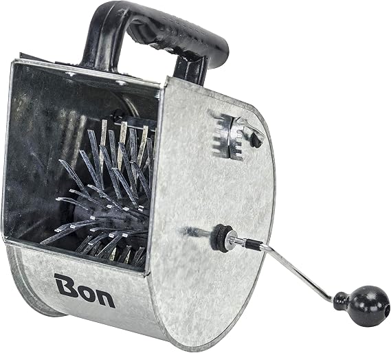 Bon 83-165 Stucco Patch Gun Galvanized Steel Plaster Sprayer 1/2 Gallon Capacity Acoustic Repair Tool