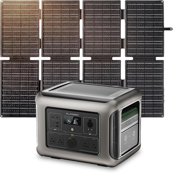 ALLPOWERS R2500 V2 1920Wh Portable Power Station with 160W Solar Panel