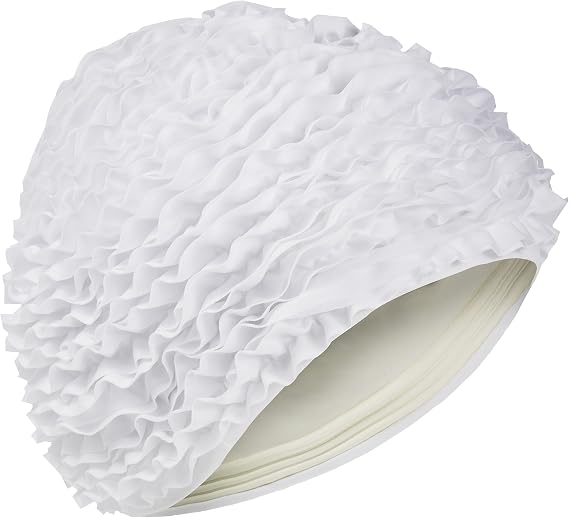 Fashy Ladies Swimming Hat Frilly Ruffle