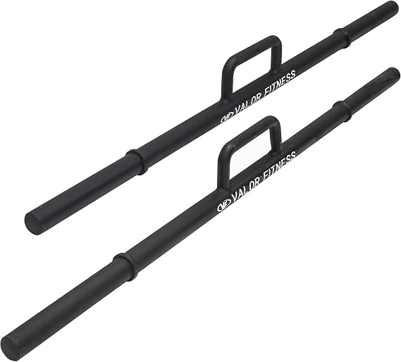 Valor Fitness Farmers Walk Handles - Log Carry Handles Pair - 24.5 lbs ea.- Strongman Weight Lifting Strength Training Equipment Barbells - Deadlift Grip Strength - Glutes Quads Exercises - Max 1200 lbs