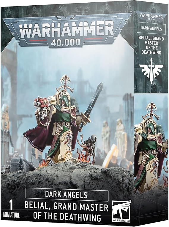 Games Workshop - Warhammer 40,000 - Dark Angels: Belial Grand Master of The Deathwing, Black