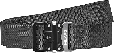 LA Police Gear LoPro Mens Range Belt, Tactical Belt for Men, High-Tech Buckle Mens Belt
