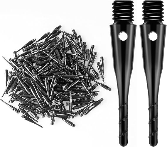 CyeeLife Darts Soft Tip,2BA Thread Soft Tip Dart Point 200 Pack, Plastic Tip Dart Points, Soft Tip Sets, Dart Accessory