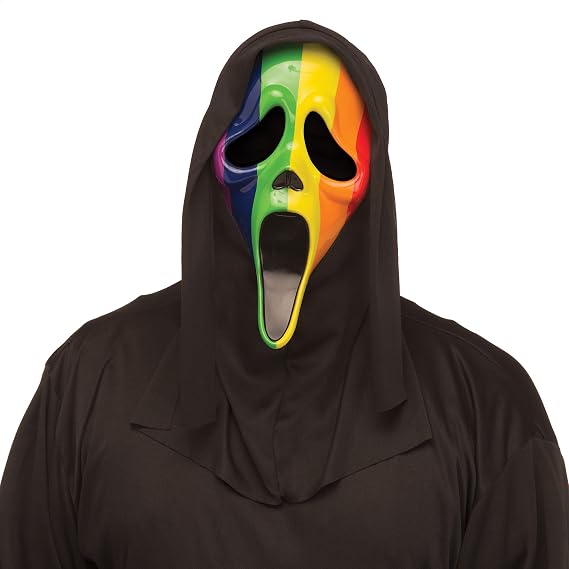 Fun World Officially Licensed Ghost Face Pride Adult Mask