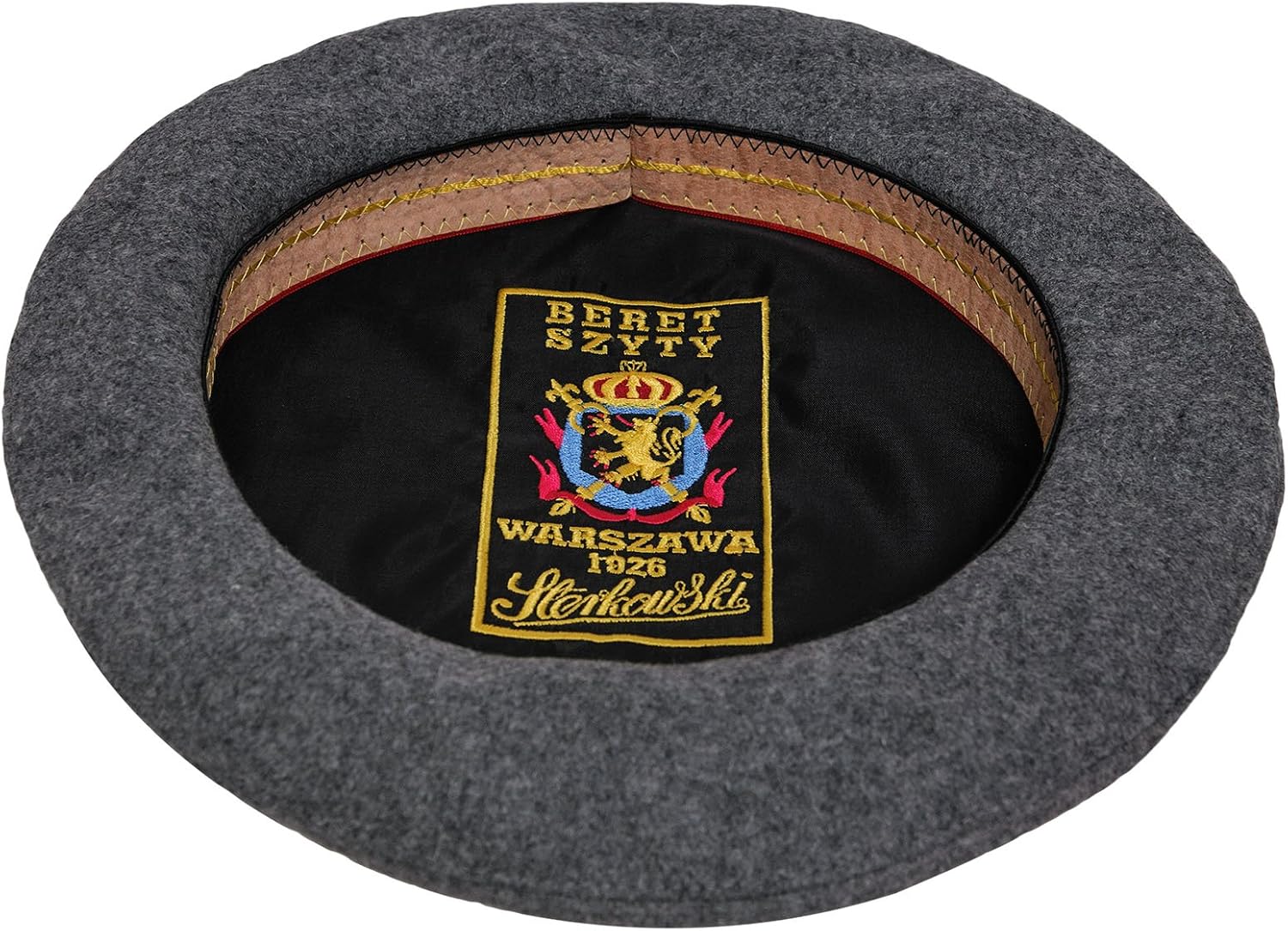 Sterkowski Grand Classic Beret | Woolen Cloth Beret for Men and Women | Classic Sewn Elegant Hat