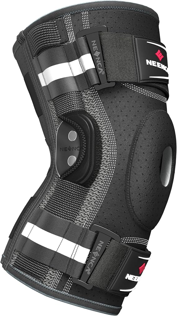 NEENCA Professional Knee Brace, Hinged Knee Support for Women & Men Relief
