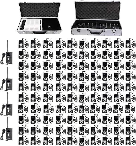 Retekess T130S Tour Guide Headsets, Simultaneous Interpretation Equipment