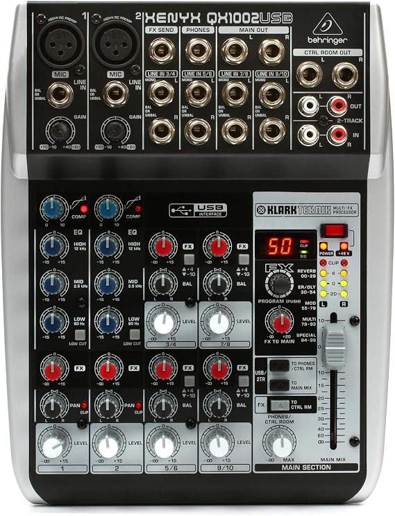 BEHRINGER QX1002 USB Mixer