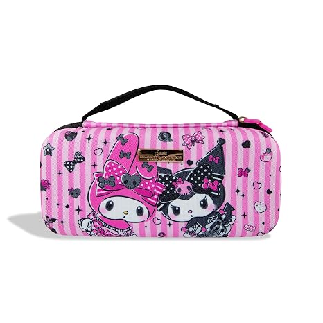 Sonix x Sanrio Carrying Case for Nintendo Switch 2, Switch 1, Lite, OLED, Protective Travel Case with Game Cartridge Storage | Kuromi & My Melody 20th Anniversary