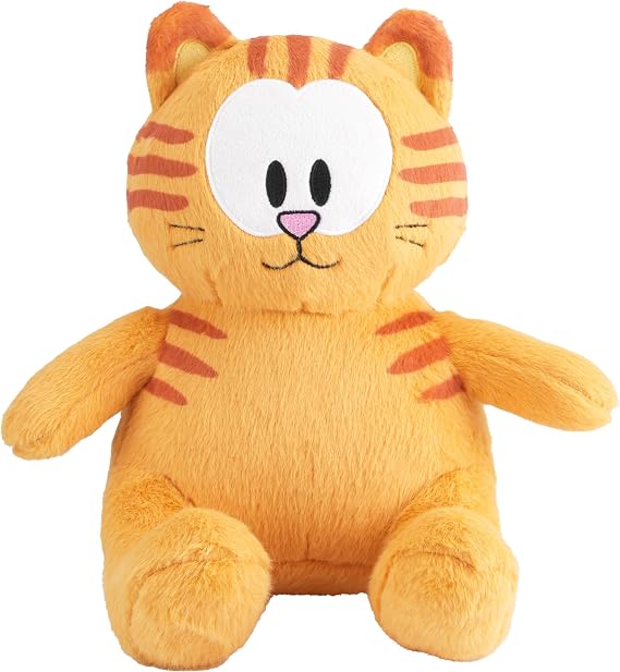 Juju Fat Orange Cat Plush - Tabby Stuffed Animal - Cat Plushie - Cute Toy for Kids (12 in)