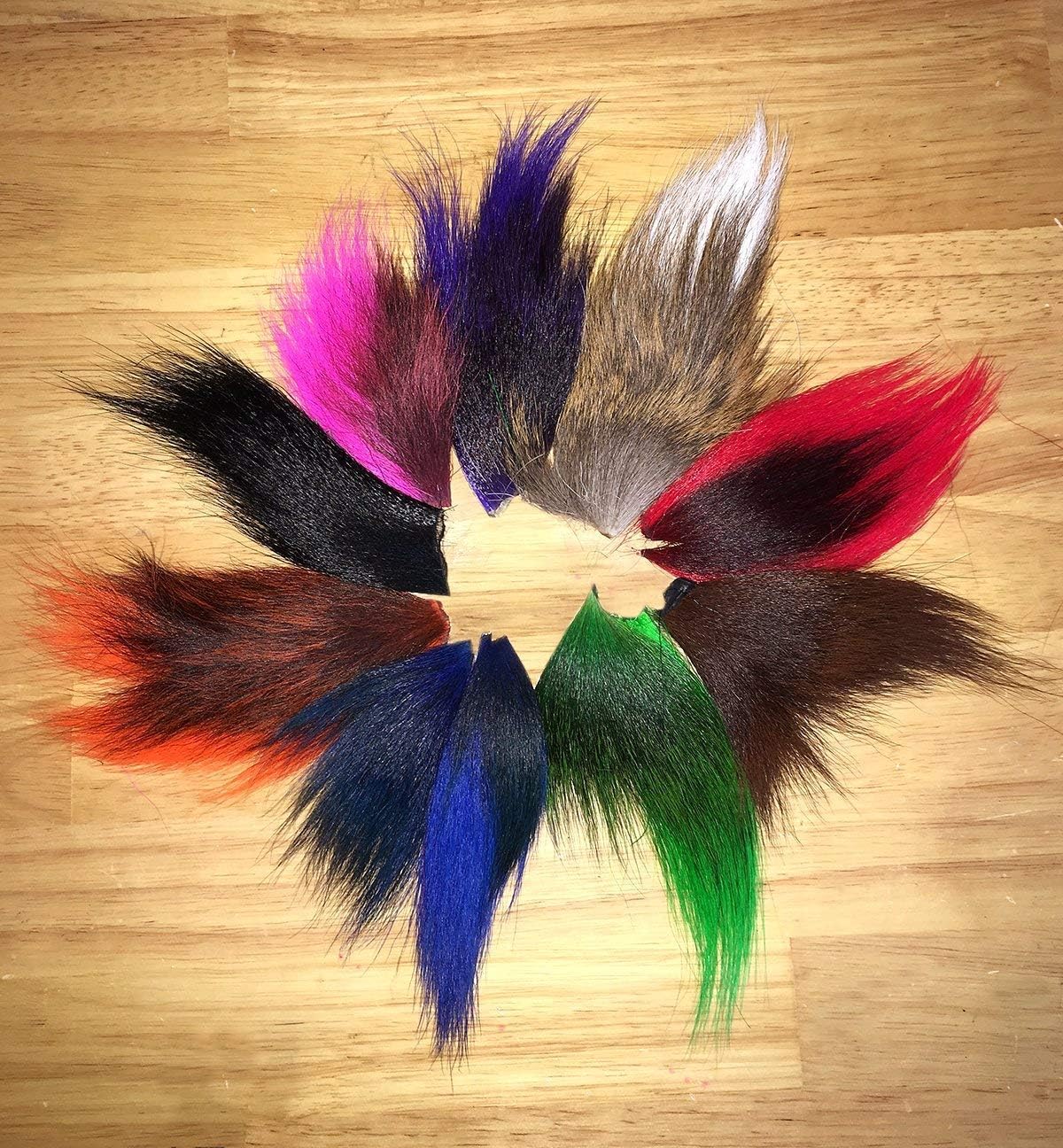 Bucktail Tips Variety Pack for Fly Tying