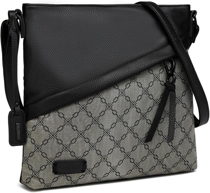 Medium Crossbody Bags for Women Multi Pockets Purse and Shoulder Handbag