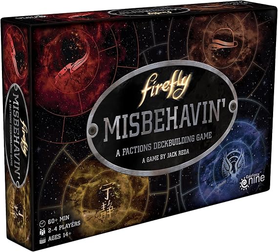 Battlefront Miniatures/Gale Force Nine Firefly: Misbehavin' - A Factions Deckbuilding Game, Ages 14+, 2-4 Players, 60 Min