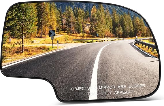SCITOO Passenger Side View Mirror Glass|Fits For 99-07 For Chevy Silverado