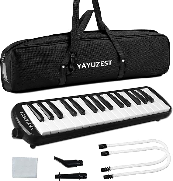 YAYUZEST 32 Keys Melodica Instrument Soprano Air Piano Keyboard Pianica