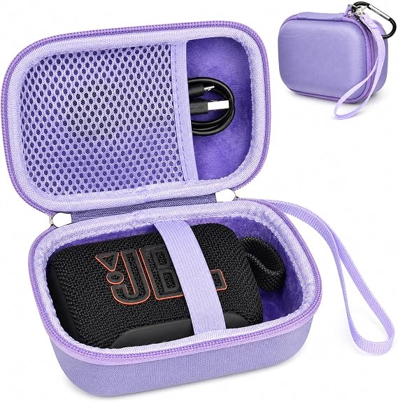 Hard Speaker Carrying Case for JBL Go 5/Go 4/Go 3 Bluetooth Speaker