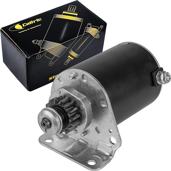 Caltric Starter Compatible with John Deere E120 E130 E140 E150 E160 E170 MIA13038 / 15 Teeth Steel Gear