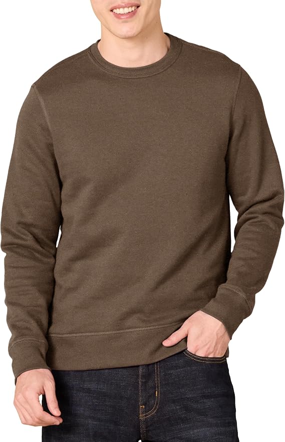 Amazon Essentials Men's Crewneck Fleece Sweatshirt