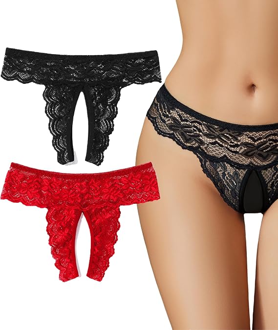Avidlove Sexy Panties for Women Tanga Underwear Lace Panties Hollow Out G-String Thong