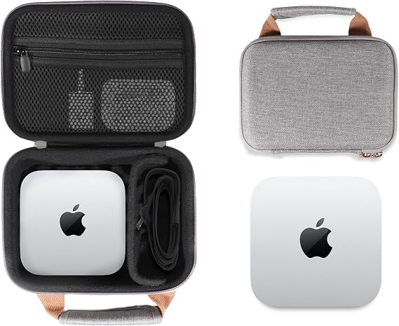 getgear Portable Case for Mac mini M4, M4 Pro, All in one organizing case