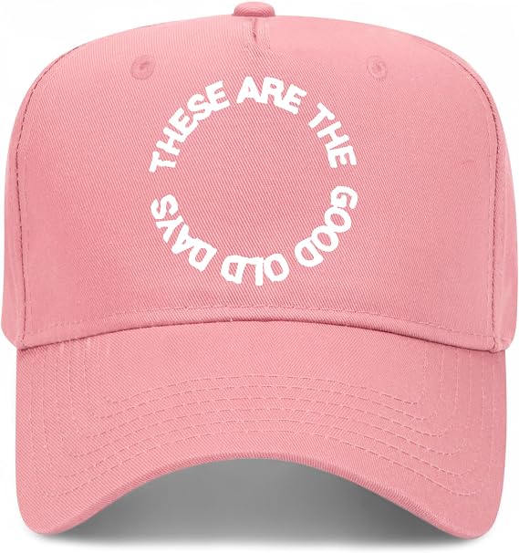 These are The Good Old Days Vintage Trucker Hat | Trendy Summer Cowgirl Graphic Cute | Premium Baseball Hat for Men & Women