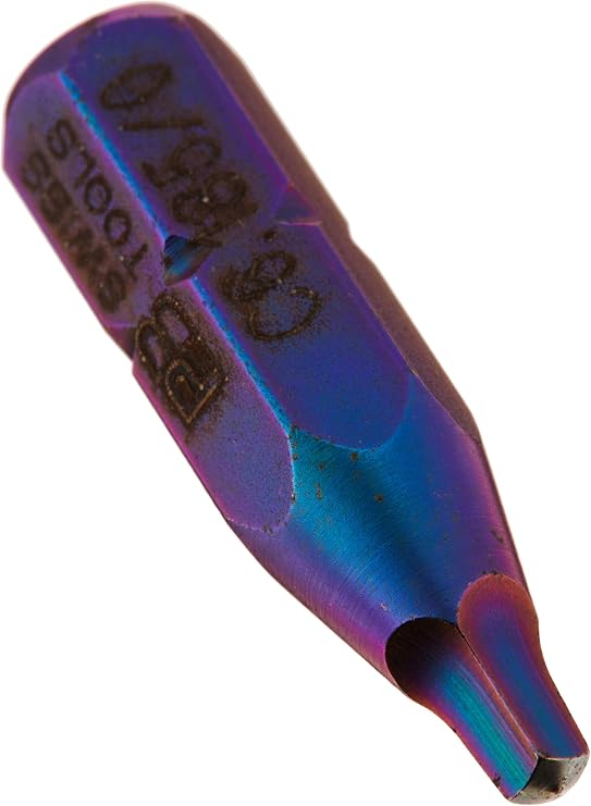 PB Swiss Tools 1/4" PrecisionBit with nanocoating for Robertson (Square) Screws, Size 0