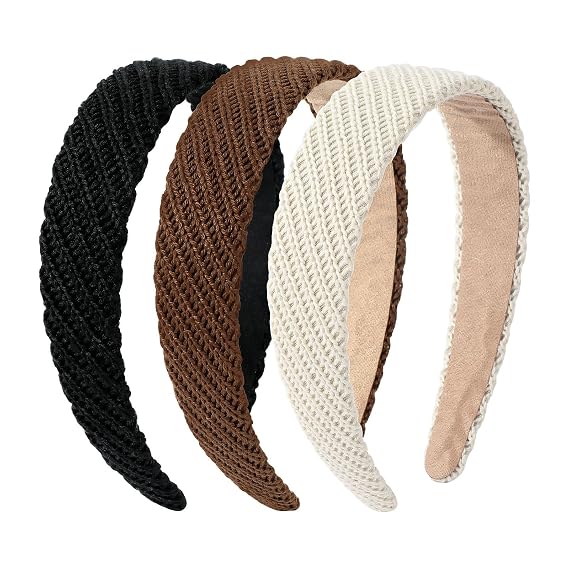 3pcsHeadbands and 12PCS Hair Barrettes for Women