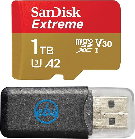SanDisk 1TB Extreme MicroSD Card Compatible with Insta360 Action Cameras
