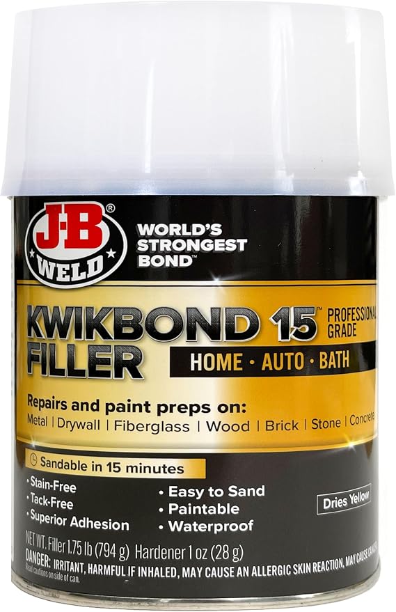 J-B Weld KwikBond Quart - 15 Minute Filler - Professional Grade