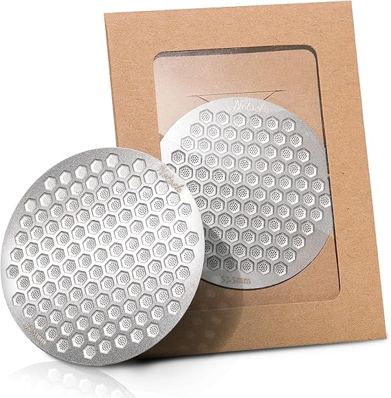 NOTSEK Puck Screen 54 mm for Ninja Cafe Luxe/Sage Espresso Coffee Machines Porta Filter 0.6 cm Single Layer Easy to Clean Stainless Steel