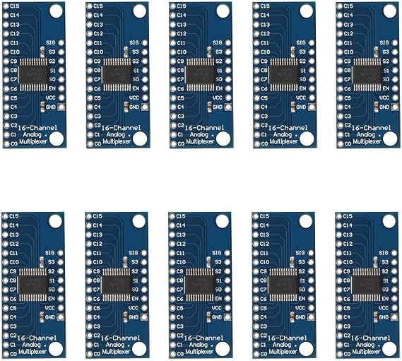10Pcs 16CH Analogue Multiplexer Module 74HC4067 CD74HC4067 Precise Module Digital Multiplexer MUX Breakout Board
