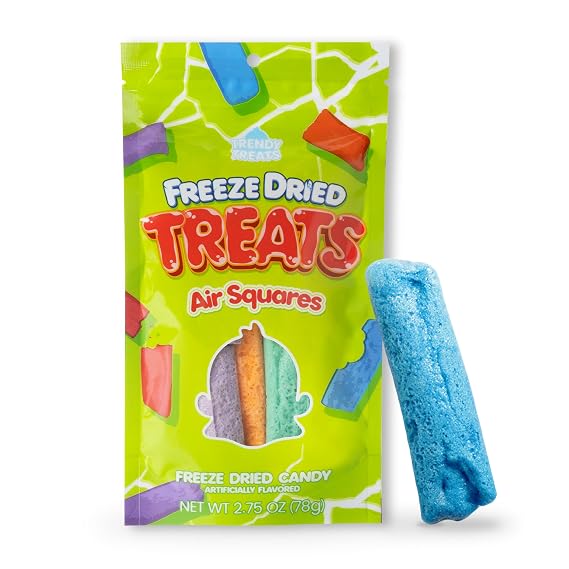 Trendy Treats Freeze Dried Candy, Freeze Dried Air Treats, Unique Candy Gift, Fun Exotic & Weird Candy - By the Famous Tik Tok TikTok Candy Channel TrendyTreats - 3.1oz