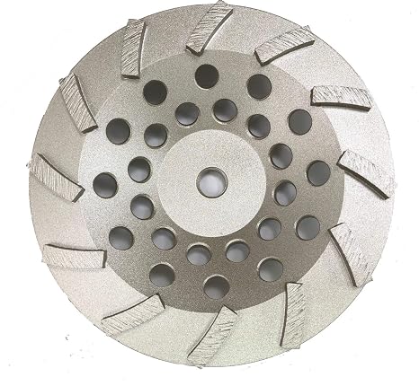 Diamond Cup Wheels Turbo Fast Grinding Threaded for Concrete (7", 12 Seg)