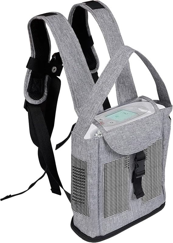Portable Oxygen Concentrator Backpack Compatible with Inogen One G3 G5 G6 Rove 6 Ultra Light Oxygen Machine Carry Mesh Bag for Outdoor Travel