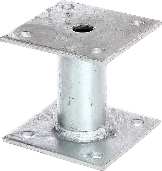 Screw-On Post Anchor Hot-Dip Galvanised 100 x 100 mm