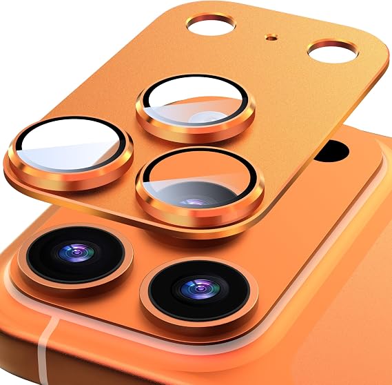 Suoman for iPhone 17 Pro Max Camera Lens Protector -Orange