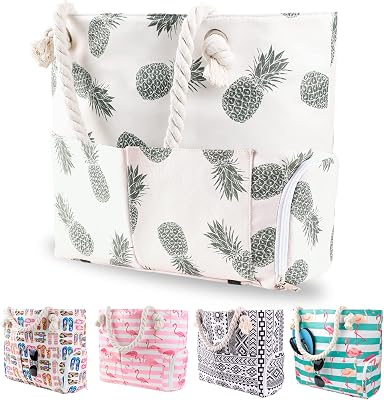 Extra Large Beach Bags Waterproof Sandproof For Summer Vacation Must Have