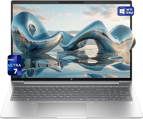 HP ProBook 460 G11 Laptop, Intel Ultra 7-155U, 16 GB DDR5 RAM, 512 GB PCle SSD, 16" WUXGA (1920x1200) Display, Intel Graphics, Backlit Keyboard, W11 Pro, Silver
