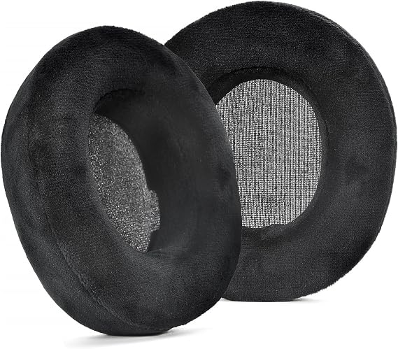 Replacement ear pads for Steelseries Arctis Nova Pro wireless headphones improved sound precision and comfort for first-person shooter games (velour)