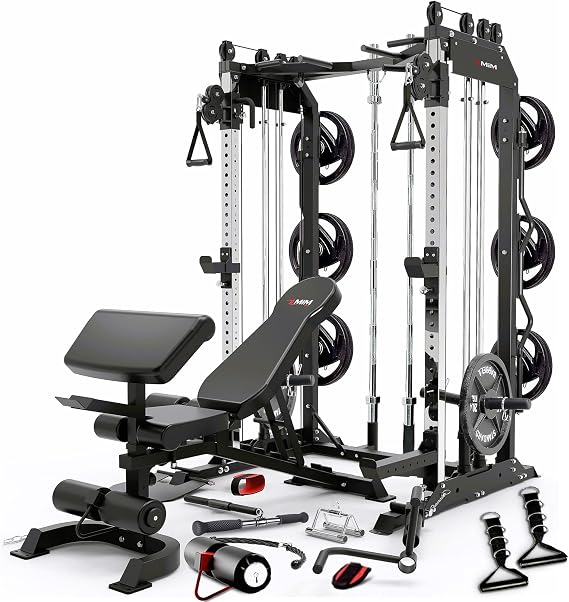 MiM USA Pro Master, All in One Home Gym, Smith Machine & Functional Trainer
