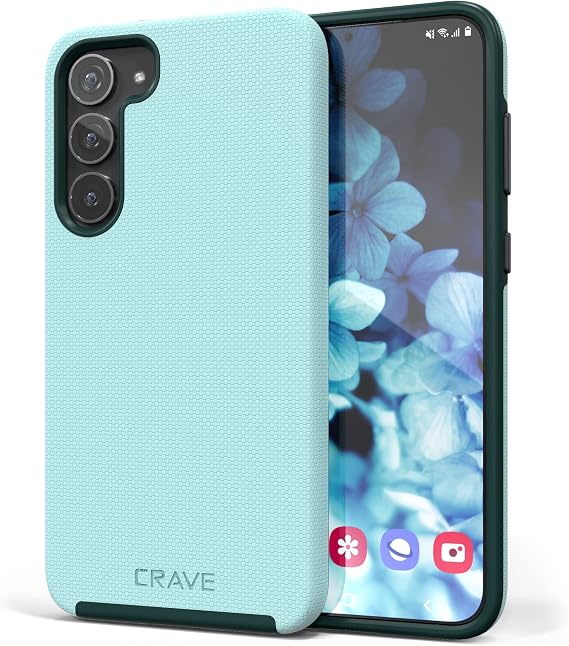Crave Dual Guard for Samsung Galaxy S23 Plus Case - Aqua
