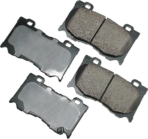 Akebono ACT1346 Front Brake Pad, GREY
