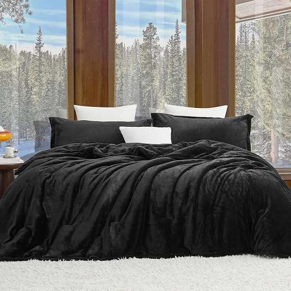 Softer Than Soft - Coma Inducer Twin XL Oversized Comforter - Black | Experience Coma Worthy Sleep with Cozy Plush Extra Large Bedding