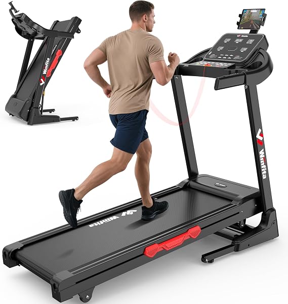3.5 HP Treadmill with Auto Incline,Folding Treadmill for Home