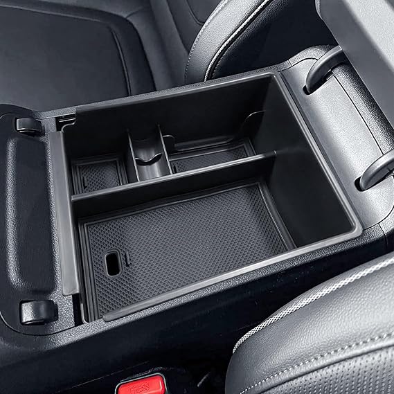 Center Console Organizer Compatible with Hyundai 2022-2024 Tucson | Plug-in Hybrid / Hybrid all Trims and Tucson Gas Limited and Santa Cruz 2022 - 2025 Accessories, Armrest Insert Tray, Black