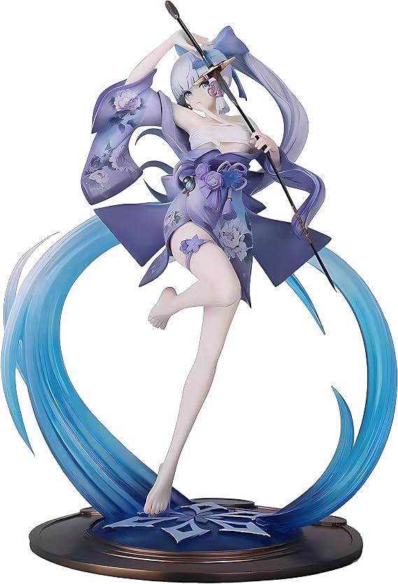 miHoYo Genshin Kamisato Ayaka Shirasagi Kitei Ver. 1/7 Scale, PVC & ABS, Painted, Complete Figure, Genshin Kamisato Ayaka Figure, Chinese Genshin Figure